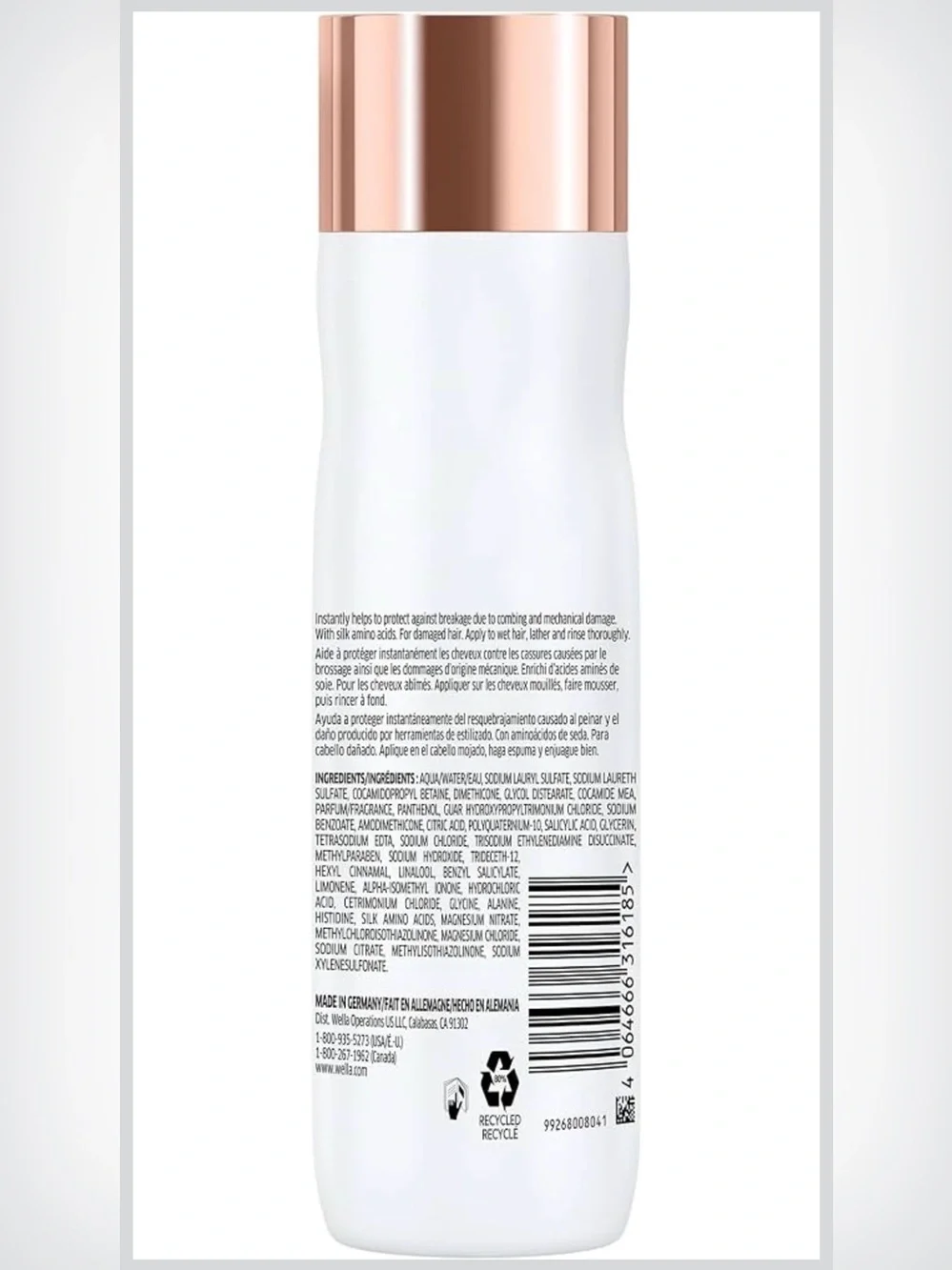 Wella Professionals Intense Repair Shampoo (2 Pack)